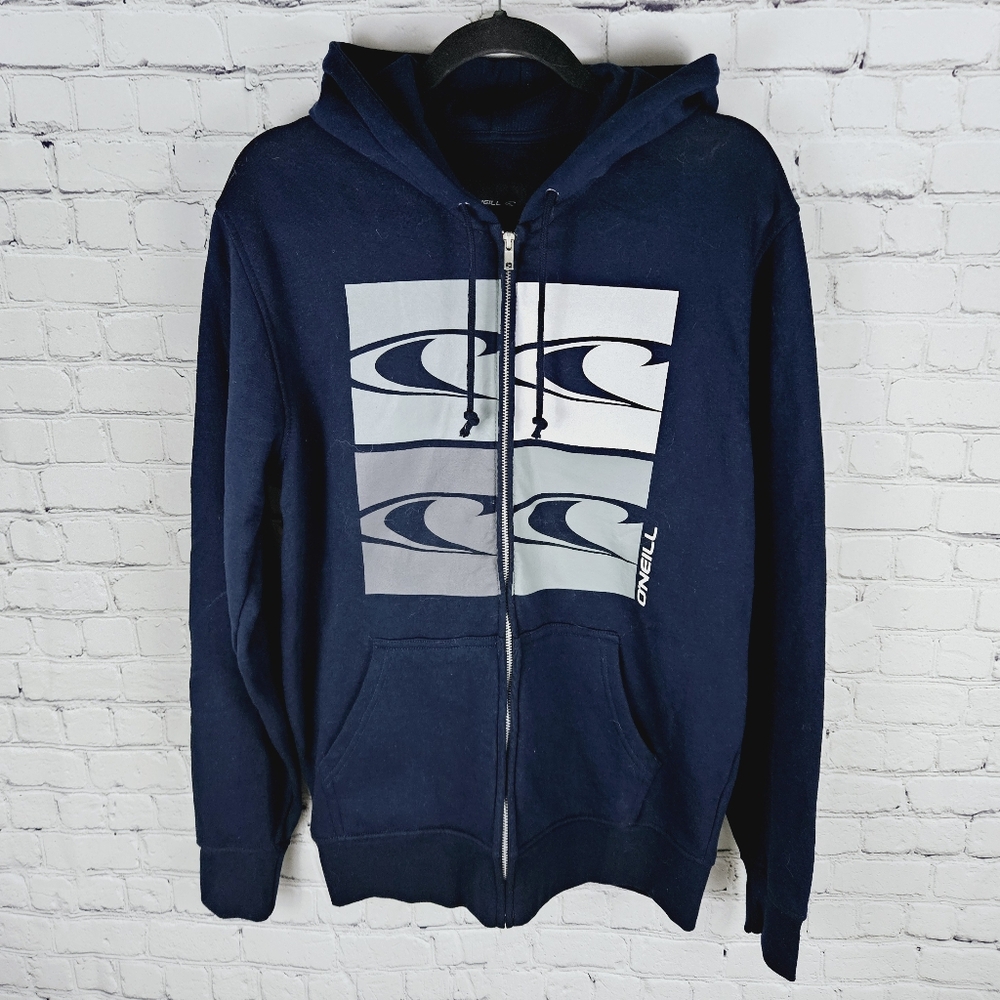 O'NEILL | full zip graphic logo hoodie